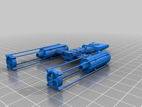 y-wing bomber star wars vehicles alliance rebel 3d print model - Mito3D
