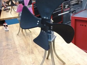 fan hub bıçaklar mühendislik 3d print model - Mito3D