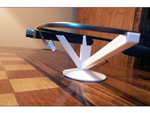 google glass-Ladestation gadgets glass stand 3d print model - Mito3D
