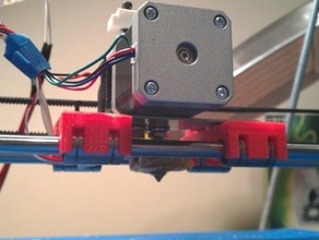 dos parte universal de mendel x-car 3d la impresora partes 3d print model - Mito3D