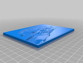 gracie personalizado lithopane 2d arte 3d print model - Mito3D