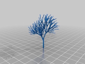 my customized completely random tree math art 3d print model - Mito3D