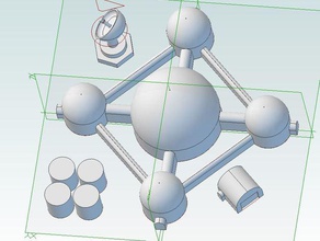 mars base setup idea buildings structures makerbotmars 3d print model - Mito3D