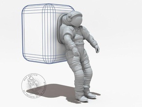 nasa ııı mars expolration suit mark sculptures astronaut cosmonaut emu eva explorer habitat makerbotmars moon port space spacecraft spaceship star 3d print model - Mito3D