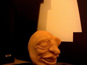 my scan 21 art character head human makerbotdigitizer sculpey sculpture 3d print model - Mito3D