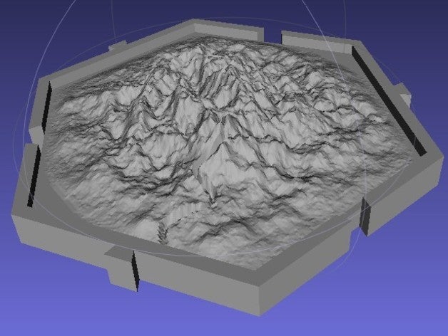 openscad surface gimp plugin d'export 3d de l'impression heightmap la hauteur carte 3D print model - Mito3D