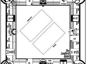 Vermieter-Spiel Spiele 2d Erwachsene board Brett-Spiel Kinder Monopol 3d print model - Mito3D
