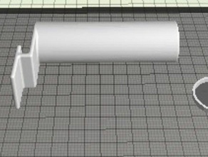 filamento de spool titular cap 3d impressão 3d print model - Mito3D