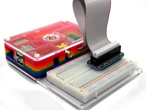 pibow proto yedek alt tabaka favori raspberry pi davanızı plaka elektronik akrilik lazer lasercut kesim 3d print model - Mito3D