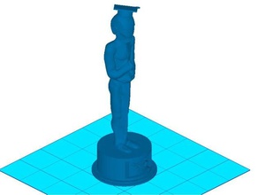 graduation trophy props oscar 3d print model - Mito3D