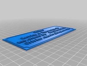 carte visite crea3d i segni loghi personalizzato 3d print model - Mito3D