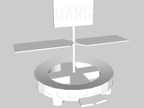 yazdırılabilir spacestation sefer mars binalar yapılar makerbotmars 3d print model - Mito3D