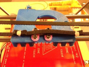 gt2 belt clamp ecksbot 3d printer parts 3d print model - Mito3D