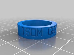 isom graphene rings customized 3d print model - Mito3D