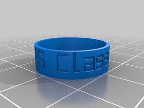 rbes class ring rings customized 3d print model - Mito3D