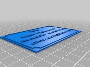 carte crea3d sinais logotipos personalizado 3d print model - Mito3D