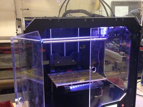 unofficial replicator xl v15 3d printers case laser upgrade 3d print model - Mito3D