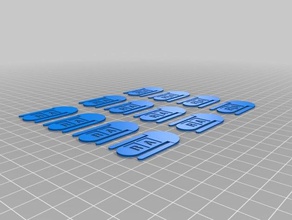 clipes ra office personalizado 3d print model - Mito3D