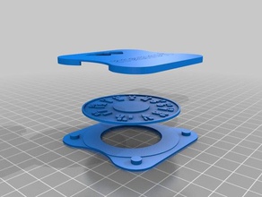p-skiva parking disc art 3d print model - Mito3D