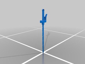 attack titan blade necklace props keychain sword 3d print model - Mito3D