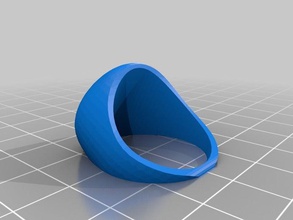 star fleet ring rings openscad 3d print model - Mito3D