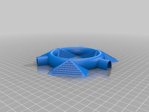 pirámide de base marte 3d la impresión makerbotmars 3d print model - Mito3D