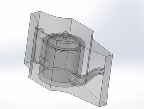 bir baş aşağı sıfır-bir-Bir-tür sulama sarkma kapak koyun parça açık bahçe elleçleme 3d print model - Mito3D
