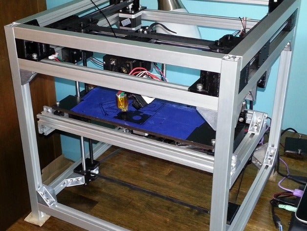 151 3up metal h-bot atualização qubd dois-up 3d impressoras 2 diy cheio ohb kit um qu-bd três 3D print model - Mito3D