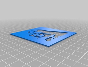darth vader estêncil-o-matic as ferramentas personalizado 3d print model - Mito3D