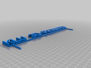klu 3d printed signs logos customized 3d print model - Mito3D