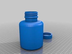 bottle containers customized 3d print model - Mito3D