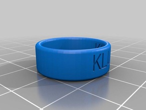 ku ring yüzük özelleştirilmiş 3d print model - Mito3D