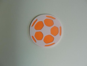 soccor ball coaster sport im freien bis voetbal wk Welt 3d print model - Mito3D
