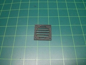Lüfter-Abdeckung 3d Drucker Teile Kühler 3d print model - Mito3D