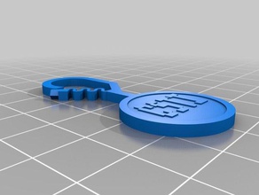 il mio personalizzati euro carrello token moschettone le monete badge 3d print model - Mito3D