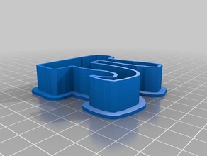 pi-cookie-cutter Küche Essen angepasst 3d print model - Mito3D