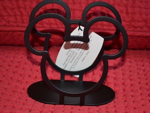 mickey mouse napkin holder kitchen dining disney 3d print model - Mito3D