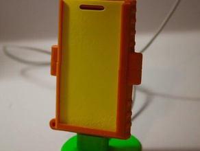iphone-tank stand mobile 3d print model - Mito3D