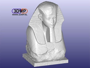 esfinge hatshepsut escaneo 3d exploraciones las réplicas 123dcatch 123d catch en el antiguo egipto b9creator meshmixer met se reunió museo 3d print model - Mito3D