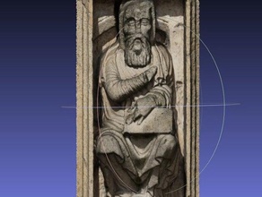 santiago adam tarar kopyaları Katedral heykel taş 3d print model - Mito3D