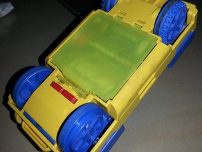 lego duplo Lok Batterie-Deckel lok batterie deckel - Spielzeug Spiel Zubehör 3d print model - Mito3D