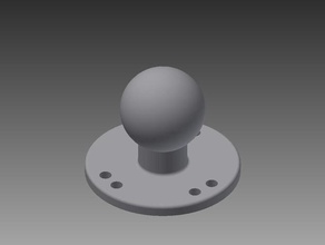 gps mounting ball sport outdoors 3d print model - Mito3D