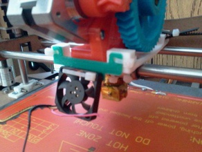 30mm fan mount 3d printer parts 3d print model - Mito3D
