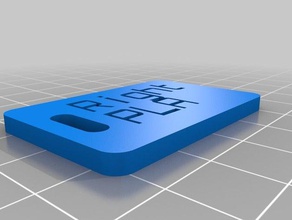 derecho pla organización personalizado 3d print model - Mito3D