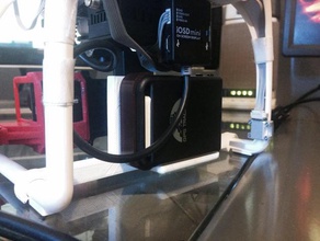 dji phantom tk102 gps tracker mounting bracket 3d printing mount 3d print model - Mito3D