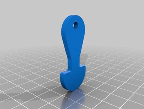 trolley key household supplies 3d print model - Mito3D