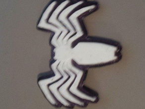 el veneno de logotipo signos logotipos los cómics marvel spider-m spider-man spiderman 3d print model - Mito3D