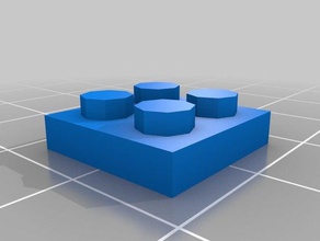 özelleştirilmiş özelleştirilebilir lego tuğla benim inşaat oyuncaklar 3d print model - Mito3D