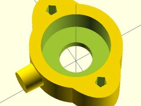 da vinci 10 axis bearing holder 3d printer parts xyzprinting 3d print model - Mito3D