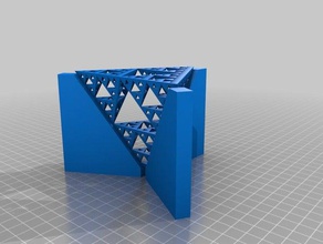 sierpinski tetrix ordine 4100mm bordo per la matematica art personalizzato 3d print model - Mito3D